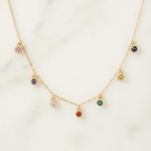 Prismatic Charm Station Necklace