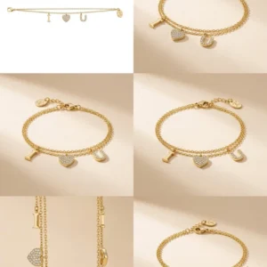 Interlocking Heart Bracelet